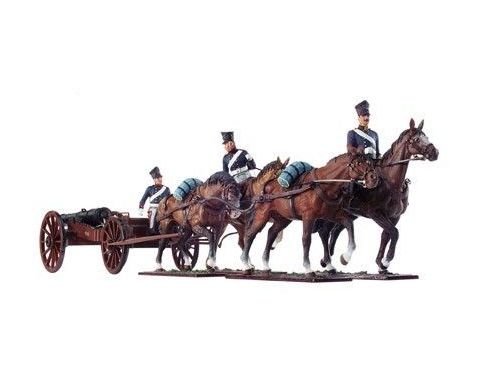Schuco 8730075 SET CAVALLI ARTIGLIERIA PRUSSIANA Modellino