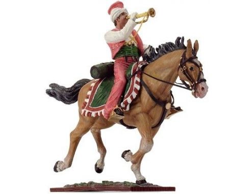 Schuco 8731382 MAMELUK WITH TRUMPET + HORSE Modellino