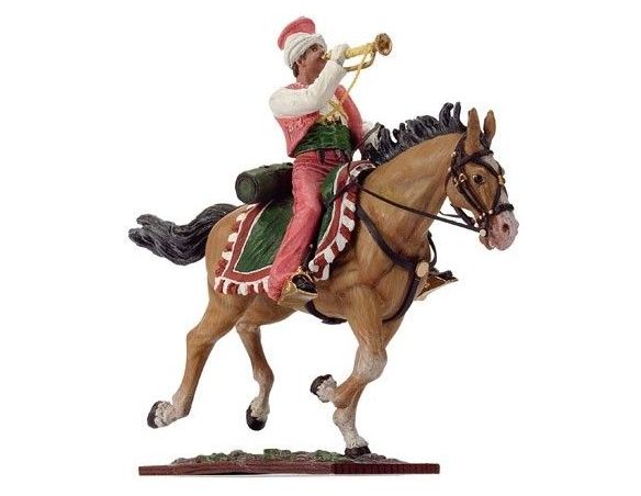 Schuco 8731382 MAMELUK WITH TRUMPET + HORSE Modellino