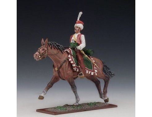 Schuco 8731386 MAMELUK WITH SABRE + BROWN HORSE Modellino