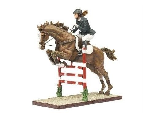 Schuco 8738050 CAVALLO E FANTINO SALDO AD OSTACOLI Modellino