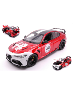 BBURAGO BU11049 ALFA ROMEO GIULIA GTAm N.99 RACING 2020 1:18 Modellino