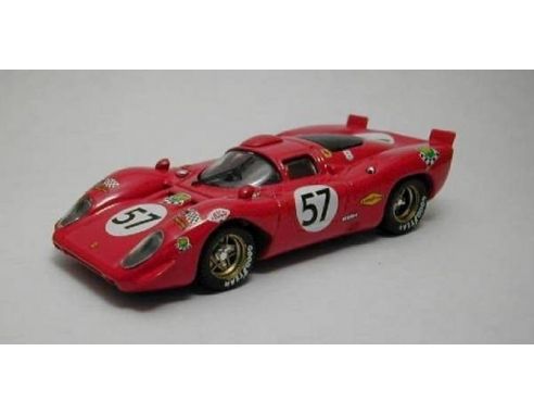 Best Model BT9290 FERRARI 312 P COUPE' N.57 10th LM 1970 ADAMOVICZ-PARSON 1:43 Modellino