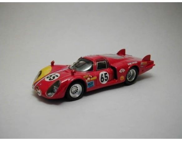 Best Model BT9293 ALFA ROMEO 33/2 COUPE' N.65 ENTRY NOT ACCEPTED LM 1968 D'UDY-DIBLEY 1:43 Modellino