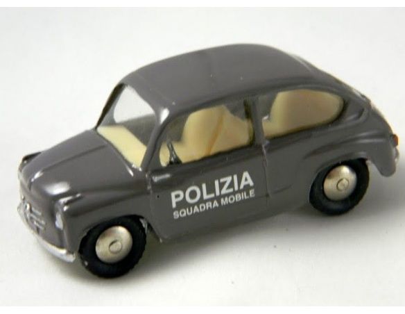 Scottoy 33PG FIAT 600 POLIZIA SQUADRA MOBILE GRIGIO Modellino