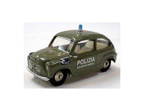 Scottoy 33SM FIAT 600POLIZIA SQUADRA MOBILE VERDE Modellino