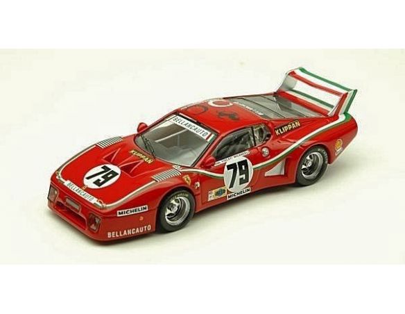 Best Model BT9299 FERRARI 512 BB N.79 ACCIDENT LM 1980 DINI-VIOLATI-MICANGELI 1:43 Modellino