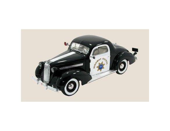 Signature Models 18140 PONTIAC POLICE CAR 1936 1/18 Modellino