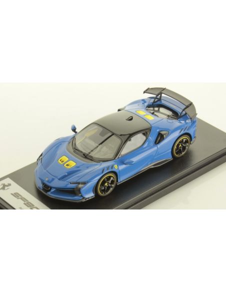 LOOKSMART LS551D FERRARI SF90 XX STRADALE AZZURRO DINO 1:43 Modellino