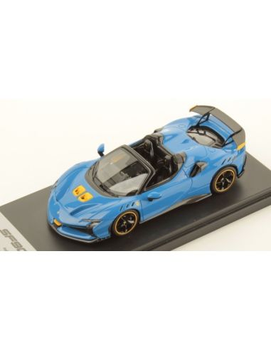 LOOKSMART LS552A FERRARI SF90 XX SPIDER AZZURRO DINO 1:43 Modellino