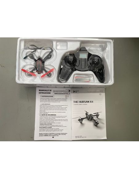 Hubsan x4 HUBH107C Quadricottero Led Radiocomandato Nero 2.4GHZ 20 cm
