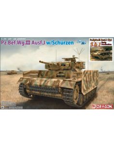 DRAGON D6628 Pz.Bef.Wg.III Ausf.J.W/SCHURZEN KIT 1:35...