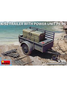 MINIART MIN35426 K-52 TRAILER W/POWER UNIT PE-95 KIT 1:35...