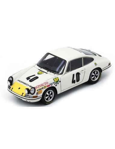 SPARK MODEL S9743 PORSCHE 911T N.40 11th 24 H LE MANS 1969 G.CHASSEUIL-C.BALLOT LENA 1:43 Modellino