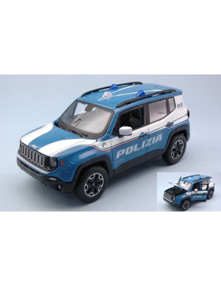 MAISTO MI31520P JEEP RENEGADE POLIZIA 1:24 Modellino