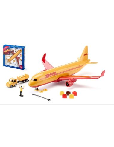 SIKU SK1702 DHL CARGO AIRCRAFT WITH ACCESSORIES...