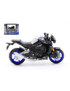 MAISTO MI23090 YAMAHA MT-10 SP 2023 SILVER/BLACK/BLUE...
