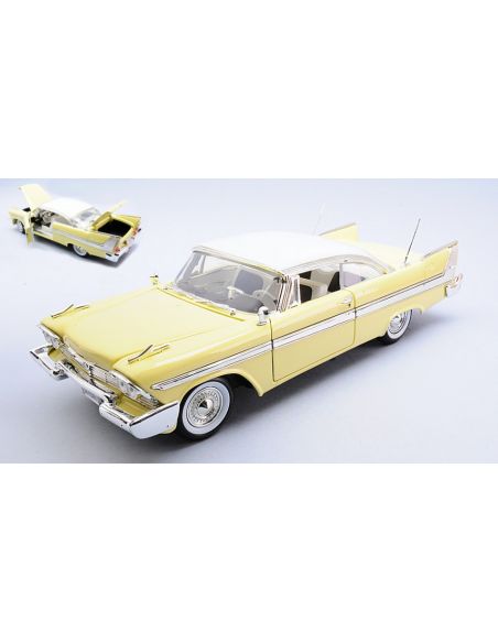 MOTORMAX MTM73115Y PLYMOUTH FURY 1958 SAND YELLOW 1:18 Modellino