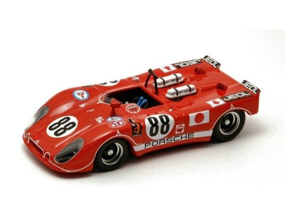 Best Model BT9331 PORSCHE FLUNDER N.88 WINNER 250 Km FUJI 1971 H.KAZATO 1:43 Modellino