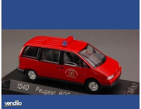 Solido 1/43 - Peugeot 806 Police Minivan - Modèle De Collection Occasion