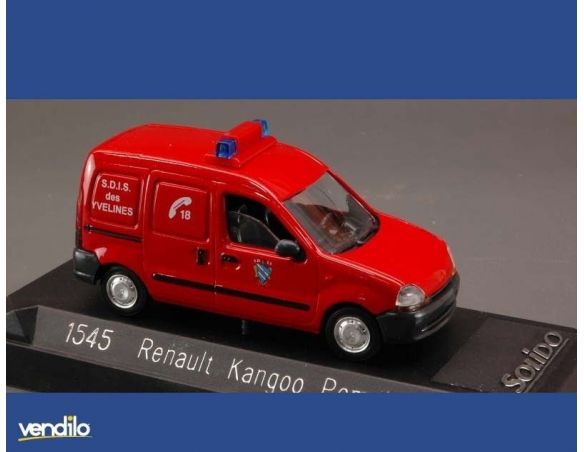 Solido SL1545 RENAULT CANGOO POMPIERS 1999 Modellino