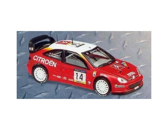 Solido SL1567 CITROEN XSARA T 4 WRC N.14 '01 1:43 Modellino