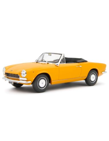 LAUDO RACING LM172B FIAT 124 SPORT SPIDER AS (1438 CC.) 1968 YELLOW 1:18 Modellino