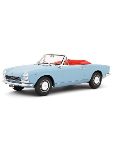 LAUDO RACING LM172C FIAT 124 SPORT SPIDER AS (1438 CC.) 1968 LIGHT BLUE 1:18 Modellino