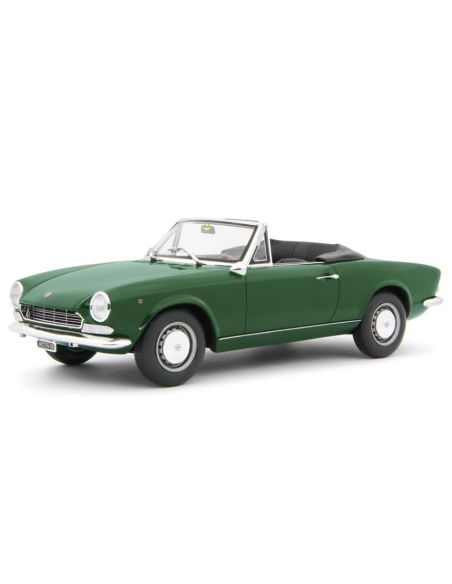 LAUDO RACING LM172D FIAT 124 SPORT SPIDER AS (1438 CC.) 1968 GREEN 1:18 Modellino