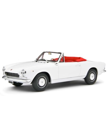LAUDO RACING LM172E FIAT 124 SPORT SPIDER AS (1438 CC.) 1968 WHITE 1:18 Modellino