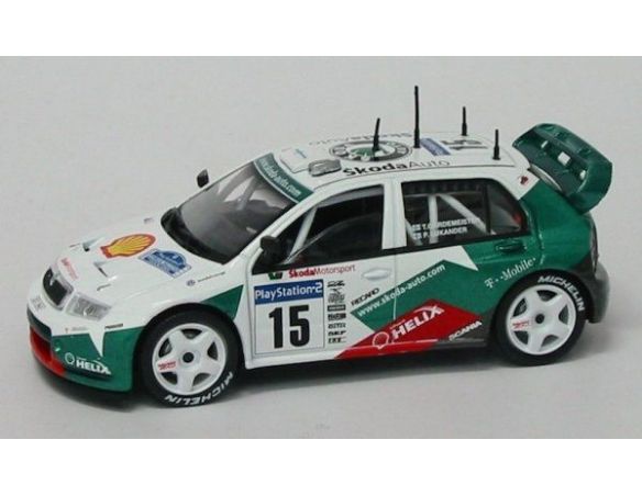 Solido SL1591 SKODA FABIA WRC N.15 2003 1:43 Modellino