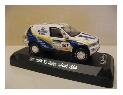 Solido 1597 BMW X5 PARIS DAKAR '04 ALPHAND/MAGNE Modellino