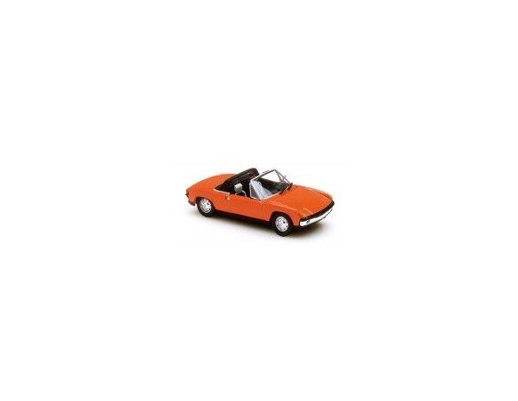 Solido 1846 PORSCHE 914 CAB '69 ORANGE 1/43 Modellino