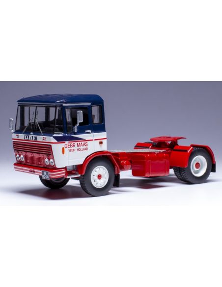 IXO MODEL TR195 DAF 2600 1970 BLUE/WHITE 1:43 Modellino