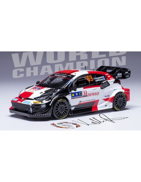 IXO MODEL RAM908SG TOYOTA RALLY WRC N.69 CENTR.EUROP.RALLY 2023 ROVANP.-HALT.SIGNED1:43 Modellino
