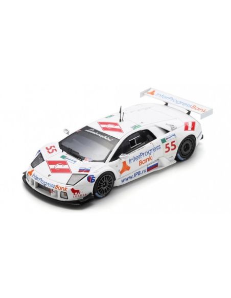 SPARK MODEL S9602 LAMBORGHINI MURCIELAGO N.55 24 H LE MANS 2008 RUSINOV-KOX-HEZEMANS 1:43 Modellino