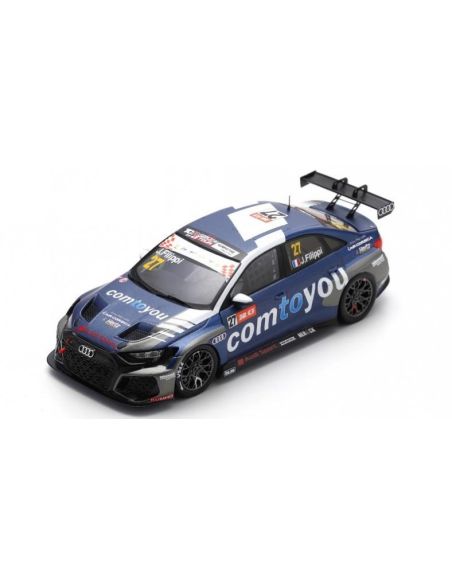 SPARK MODEL SA253 AUDI RS 3 LMS N.127 7th RACE 2 WORLD TOUR MACAU 2023 JOHN FILIPPI 1:43 Modellino