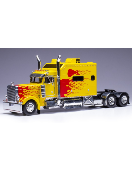 Ixo model TR193 PETERBILT T 379 CUSTOM 2002 YELLOW/RED 1:43 Modellino