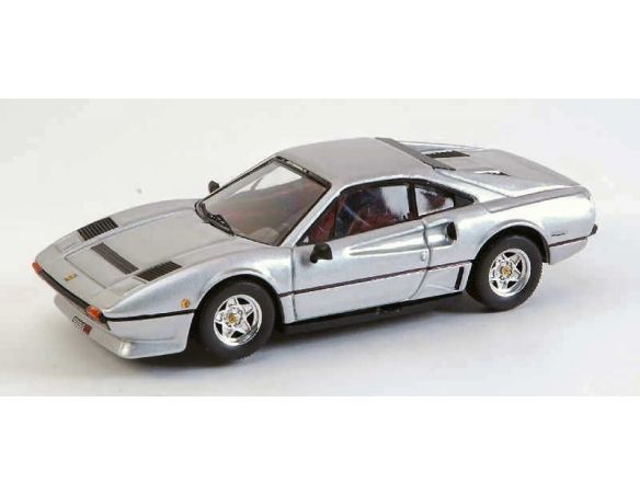 Best Model BT9338 FERRARI 208 GTB TURBO 1982 SILVER 1:43 Modellino