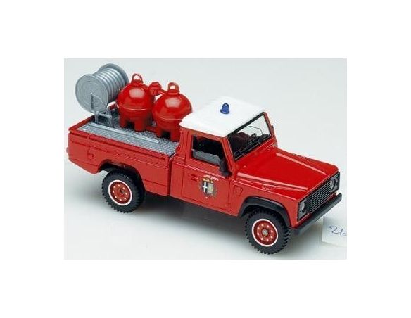 Solido 2187 LANDROVER VIGILI DEL FUOCO CON SFERE Modellino