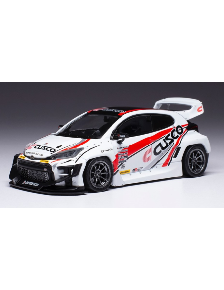 IXO MODEL MOC329 TOYOTA YARIS/PANDEM WHITE CUSCO 1:43 Modellino