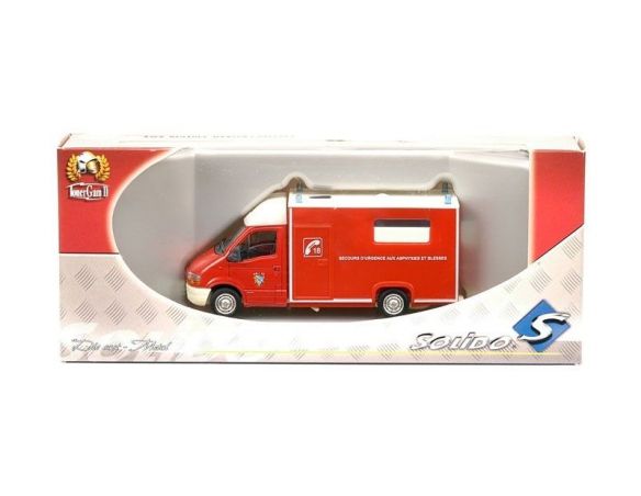 Solido 3153 RENAULT MASTER CON CELLA 1/50 Modellino