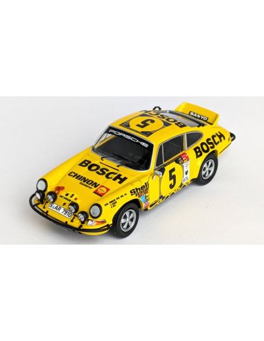 TROFEU TFDSN245 PORSCHE 911 CARRERA RS N.5 EAST AFRICAN SAFARI 1973 ZASADA-VIEN 1:43 Modellino