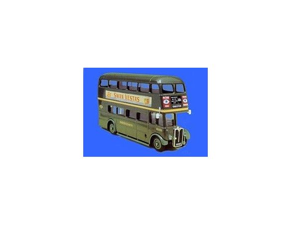 Solido 4404 BUS GREEN LINE DOUBLE DECKER 1/43 Modellino