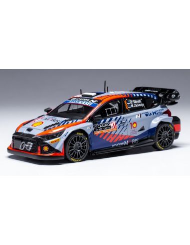 IXO MODEL RAM911 HYUNDAI i20 N WRC N.8 RALLY MONTE CARLO 2024 TANAK/JARVEOJA 1:43 Modellino
