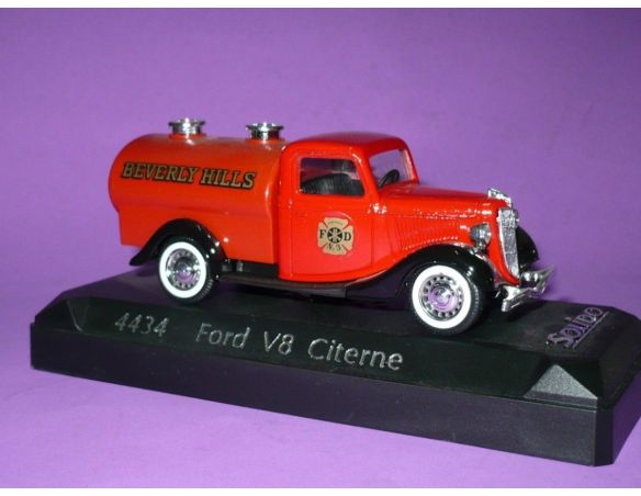 Solido 4434 FORD V8 CISTERNA POMPIERI 1936 1/43 Modellino