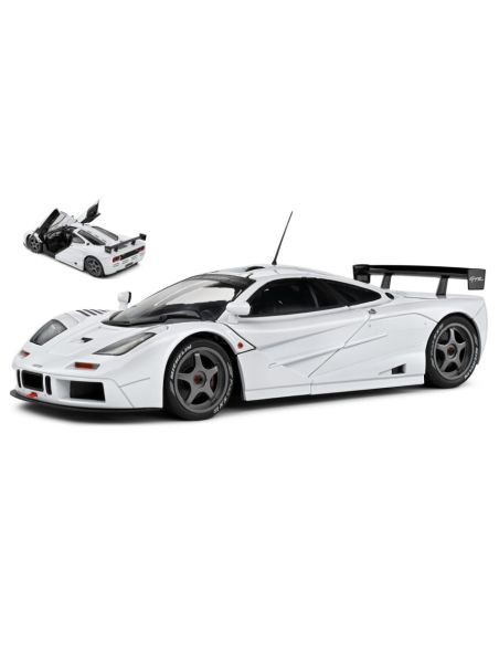 SOLIDO SL1804108 MCLAREN F-1 GTR SHORT TAIL 1996 WHITE 1:18 Modellino