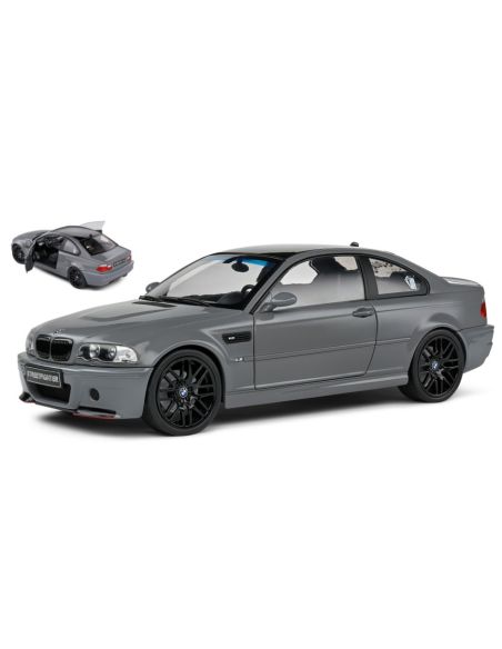SOLIDO SL1806508 BMW 3-SERIES M3 (E46) COUPE 2000 GREY 1:18 Modellino