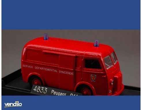 Solido SL4833 PEUGEOT D 4 TOLEE 1964 POMPIERS 1:43 Modellino