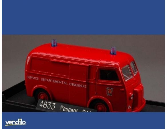 Solido SL4833 PEUGEOT D 4 TOLEE 1964 POMPIERS 1:43 Modellino